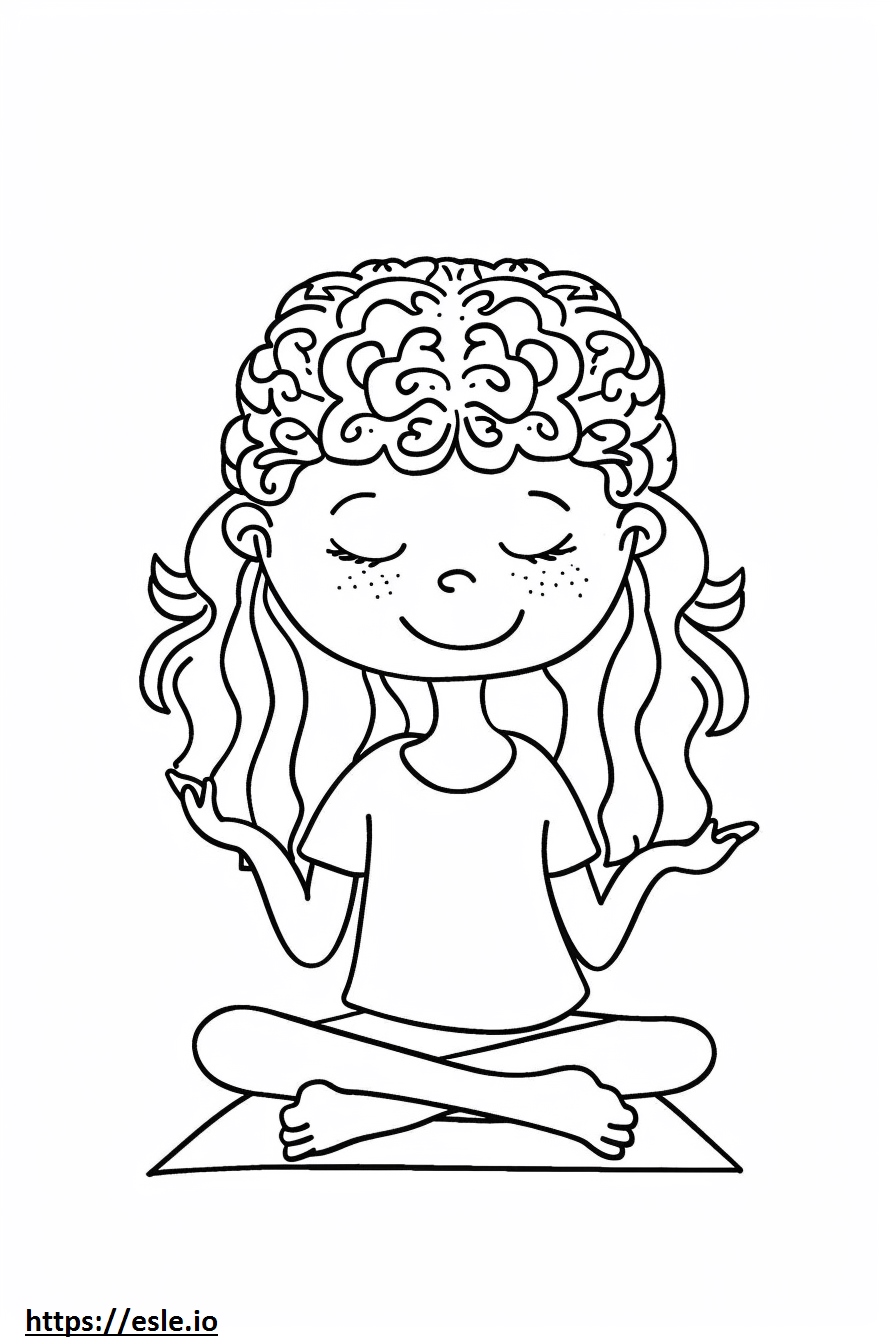 Be kind to your mind coloring page
