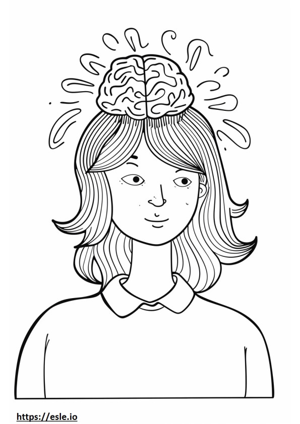 Be kind to your mind coloring sheet