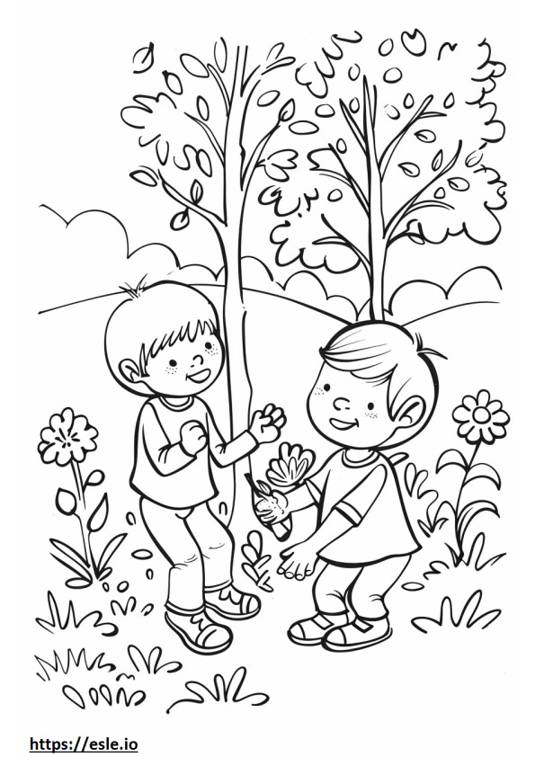 Characters From Santiago Of The Seas coloring page