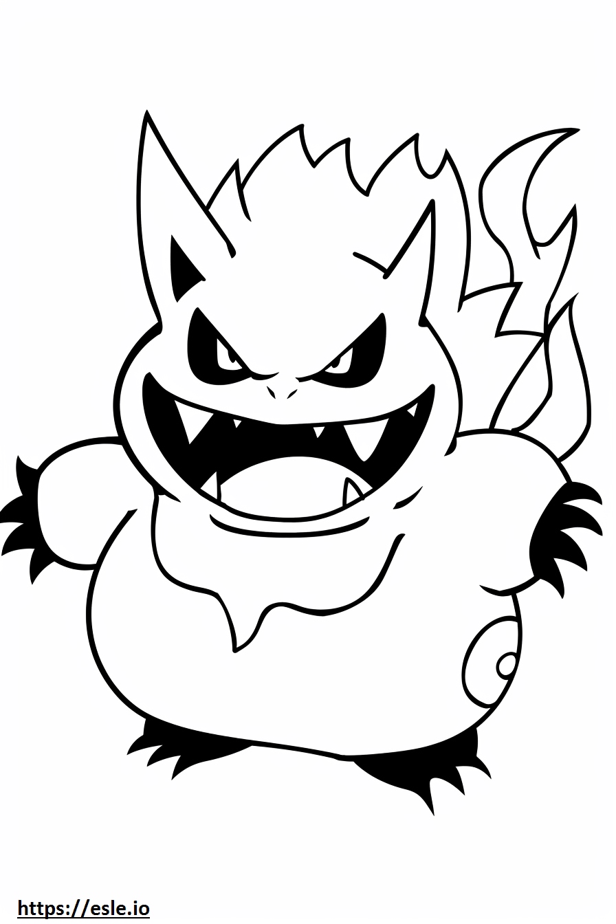 Carta Pokemon Gengar da stampare
