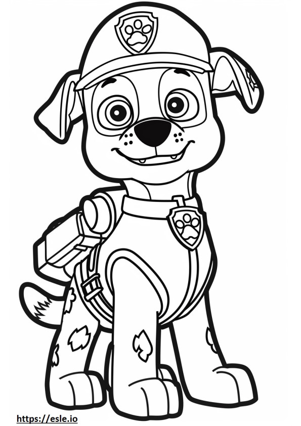 Paw Patrol Skizze für ausmalbild