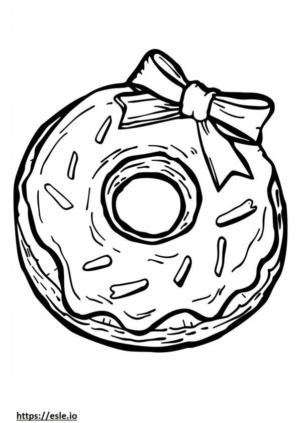 Christmas donut free printable