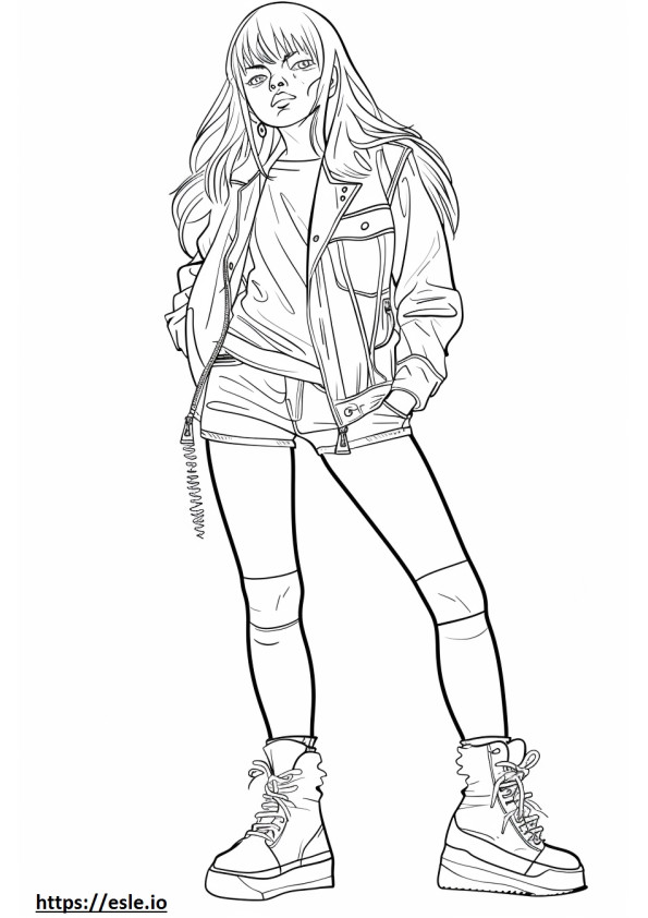 Abune girl punk free printable