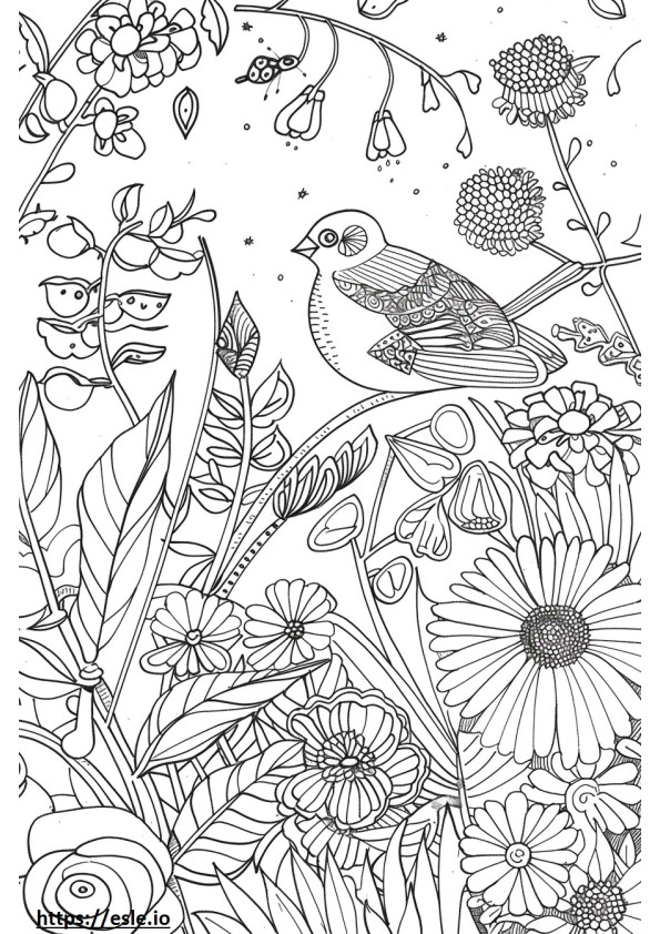 Aesthetic qoutes coloring page