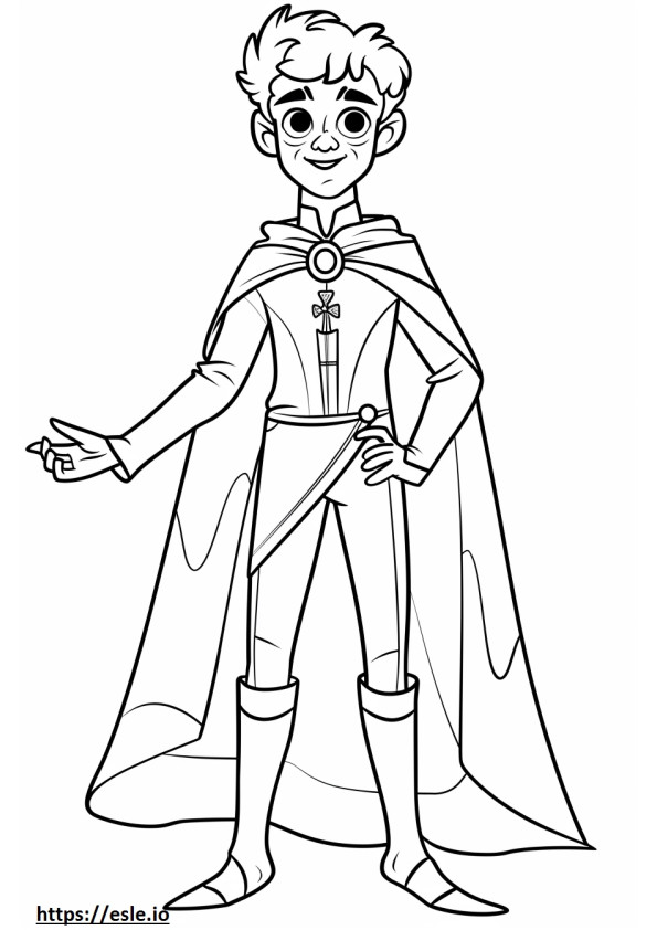 King julien coloring page