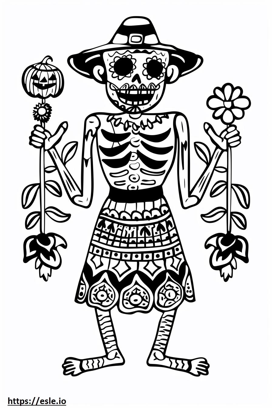 All Hallows Eve Free Printable Coloring Page