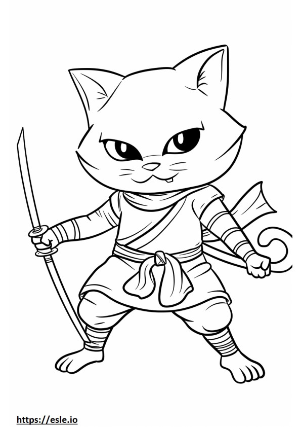 Cat ninja free printable