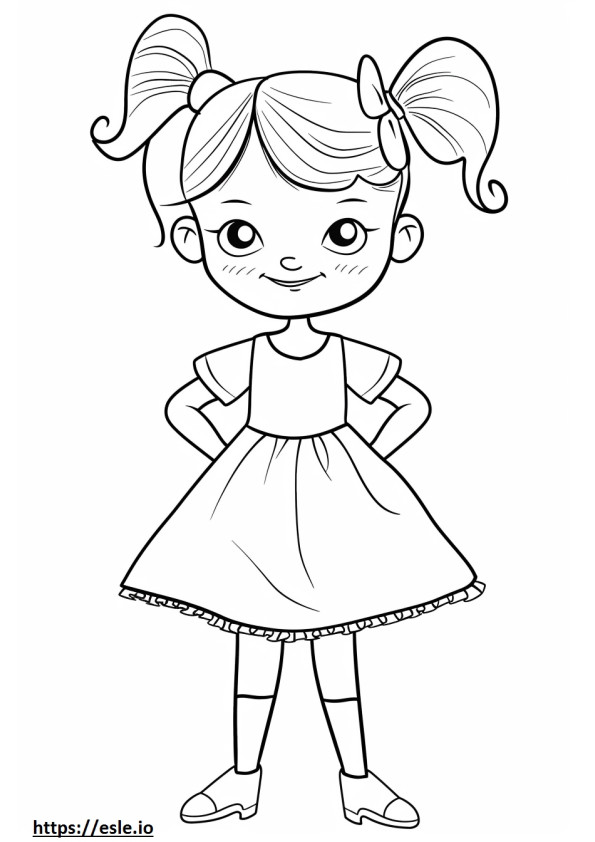 Posie pequeños encantadores para colorear e imprimir