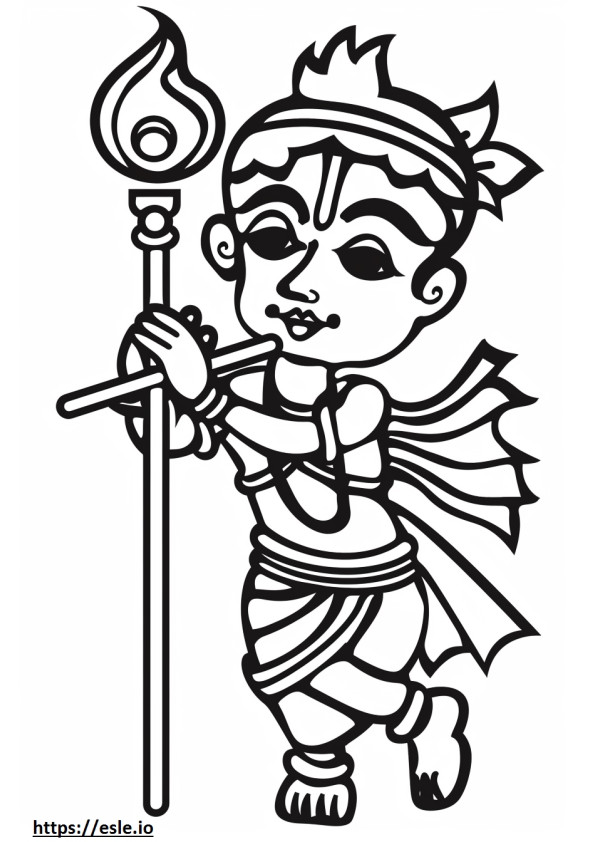 Krishna free printable
