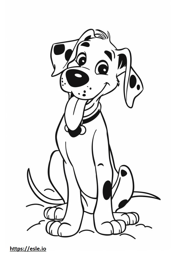 101 dalmatians coloring page