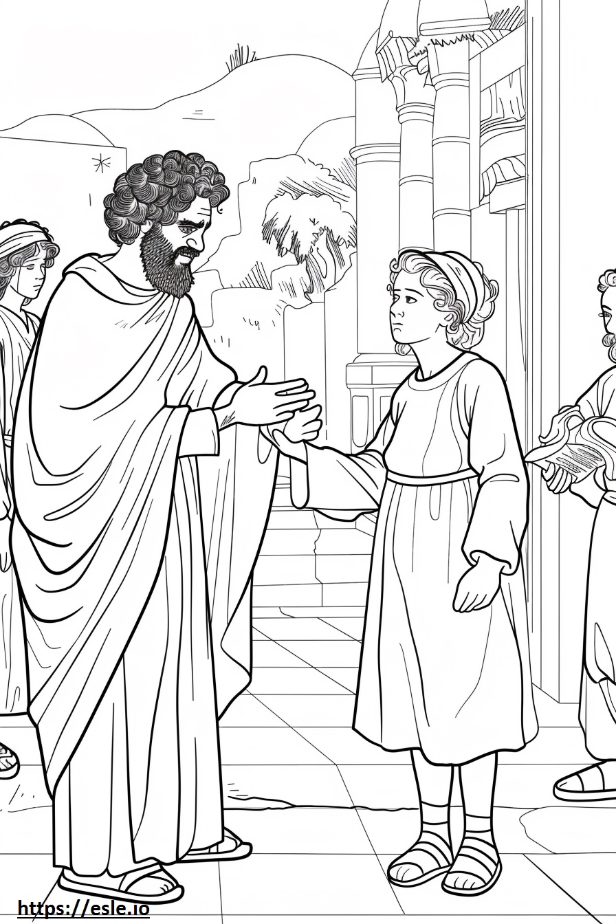Elijah and the widow free printable
