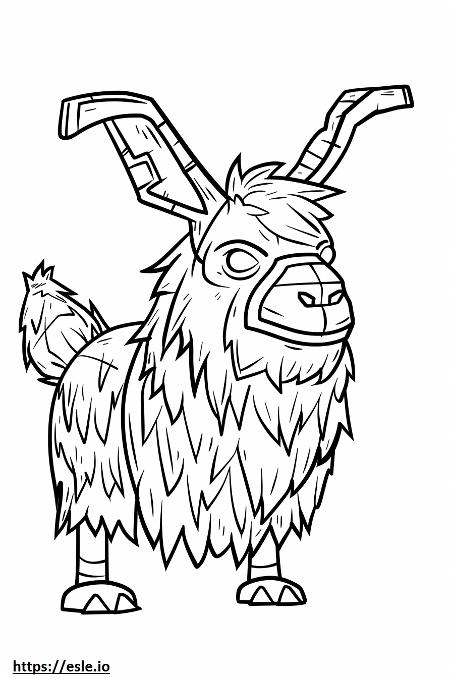 Fortnite Lama-Piñata ausmalbild zum ausdrucken