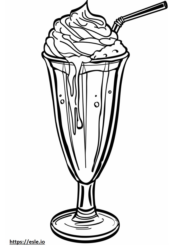 Galleggiante di birra alla radice A&w disegno da colorare