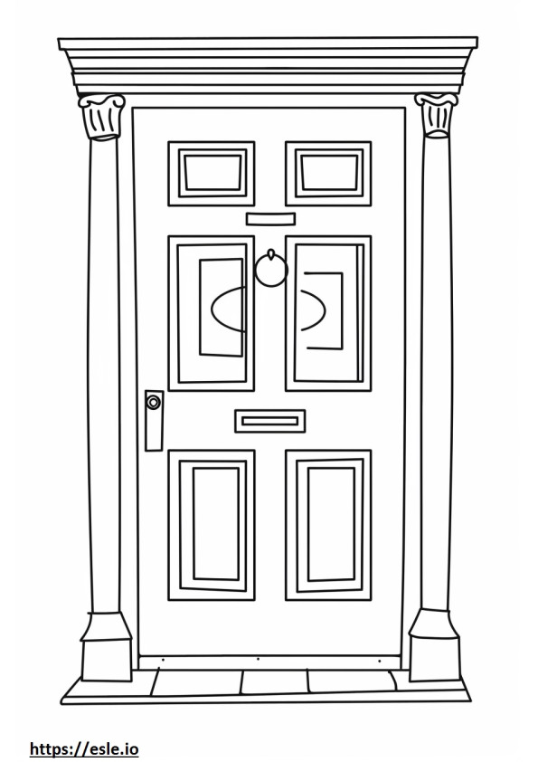 Doors game coloring sheet