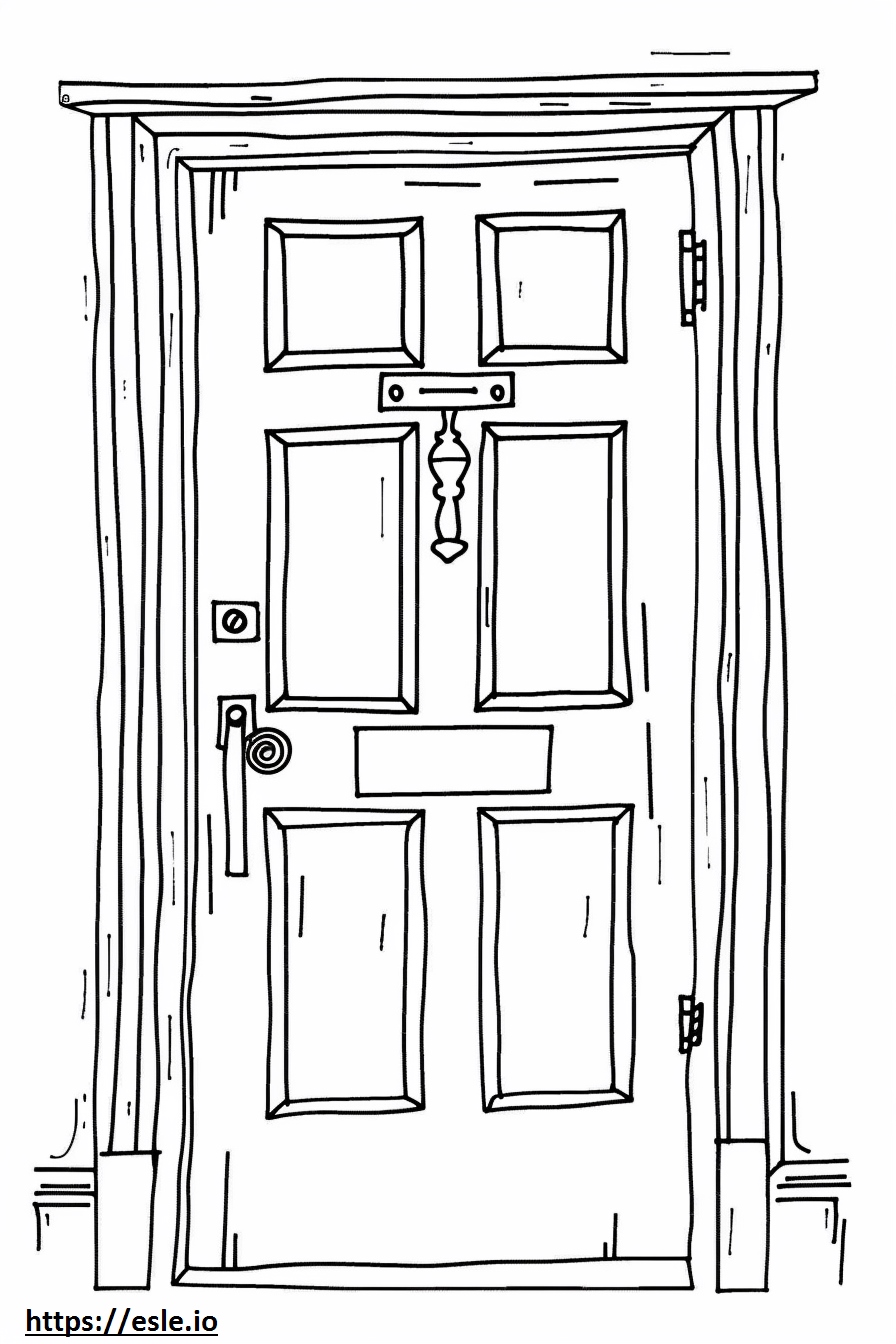 Doors game for coloring