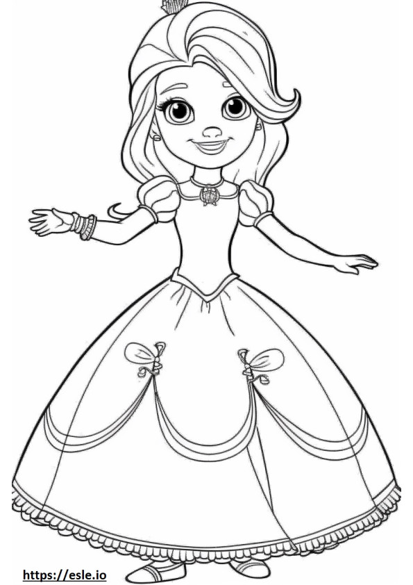 5 pages à imprimer de Sofia coloriage a imprimer