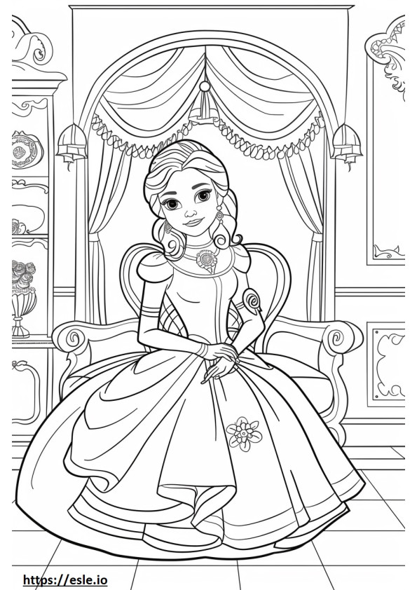 5 pages à imprimer de Sofia dessin coloriage