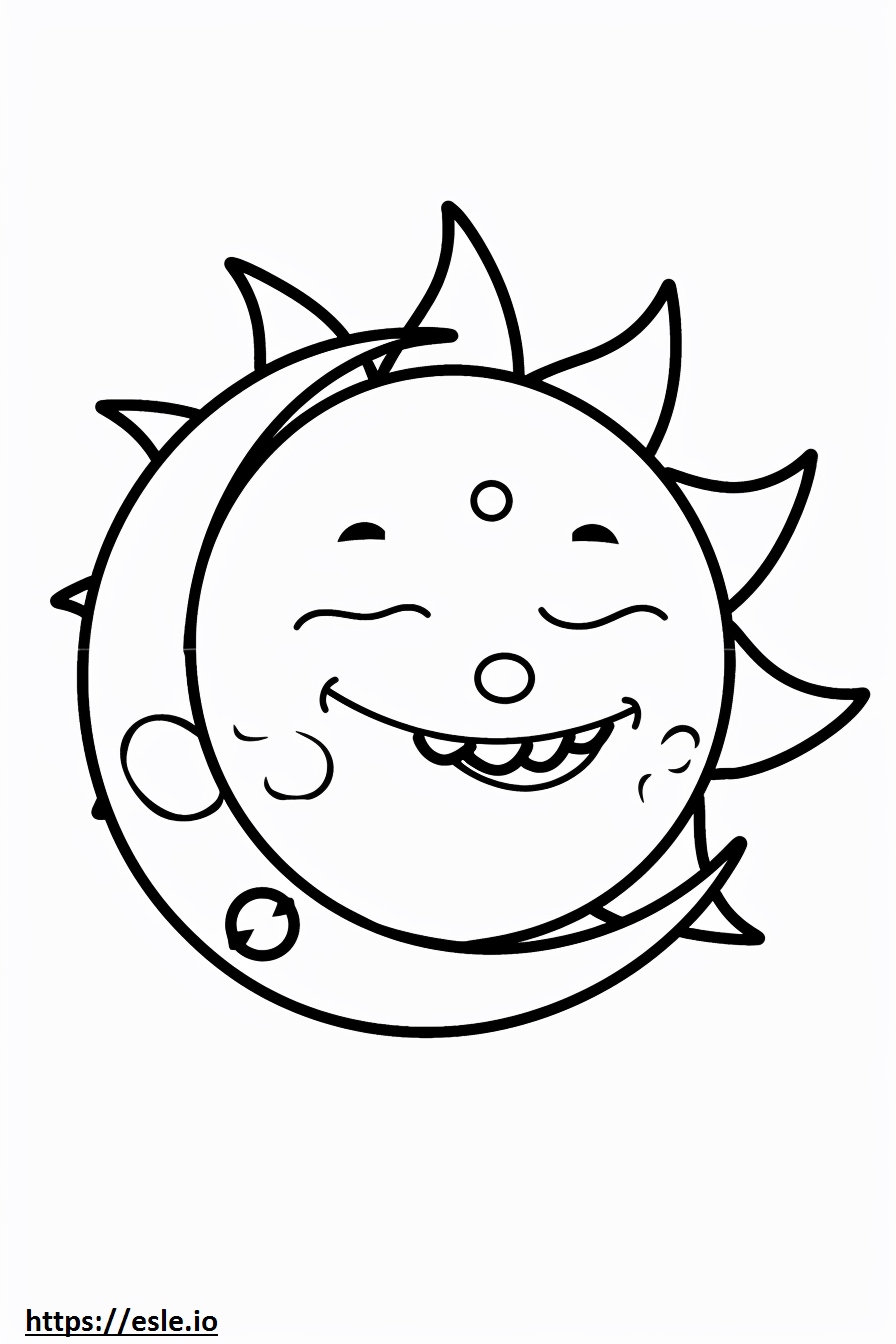 Sundrop sun and moon fnaf for coloring