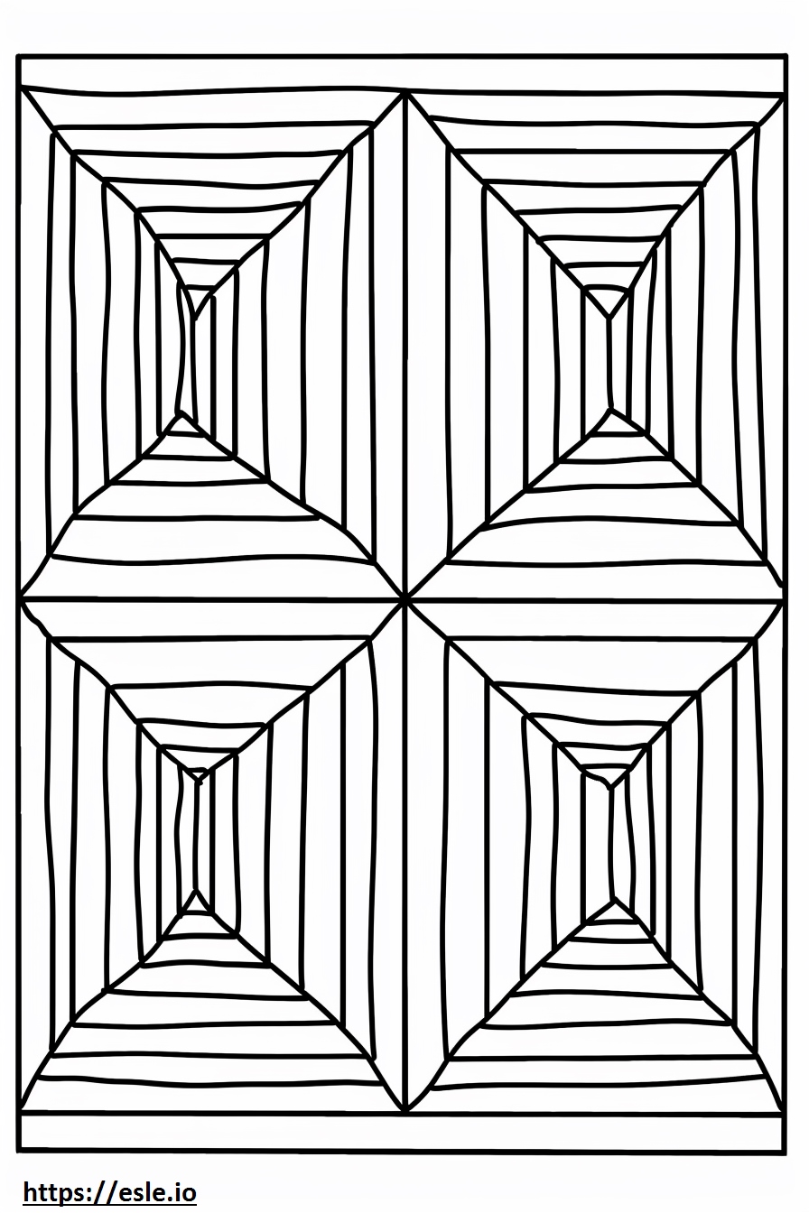 Parallel lines cut by a transversal coloring sheet