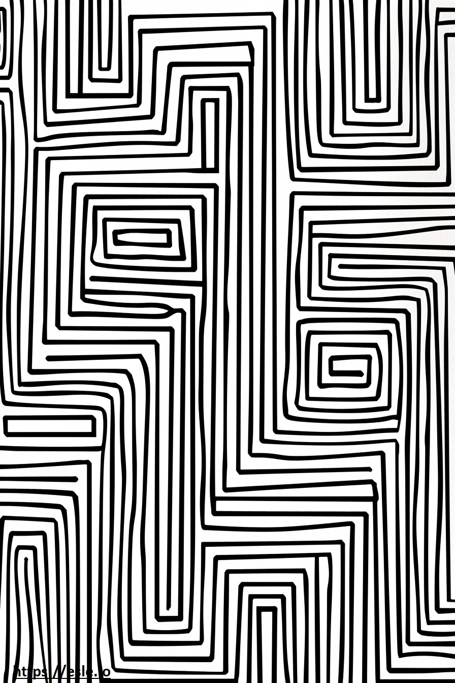 Parallel lines cut by a transversal for coloring