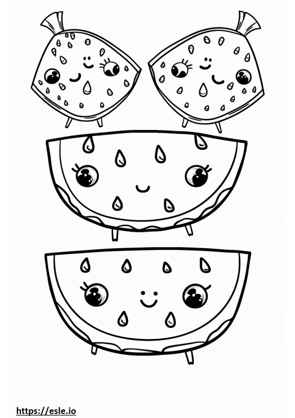 Cocomelon characters coloring page
