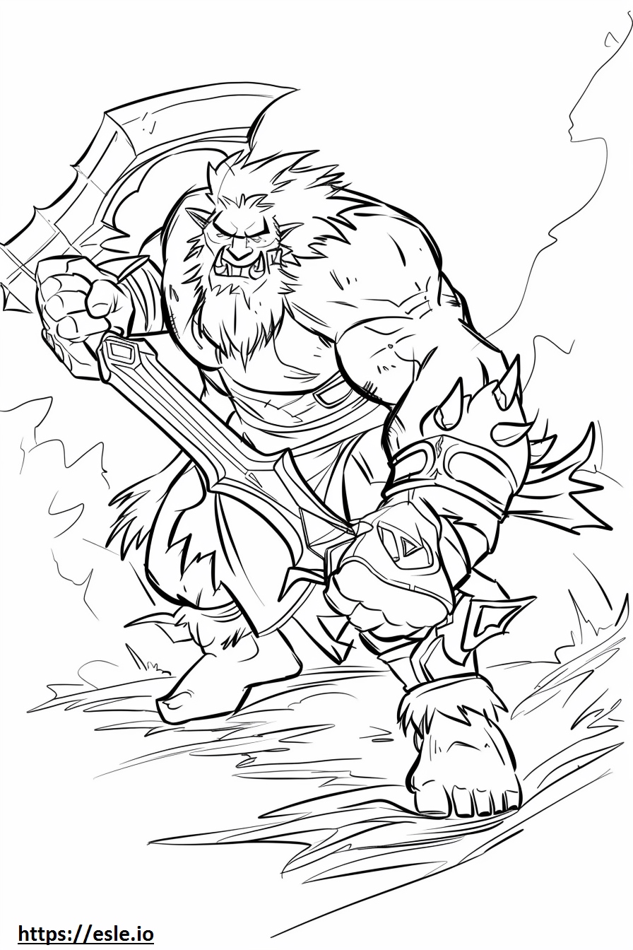 Dota 2 mewarnai gambar