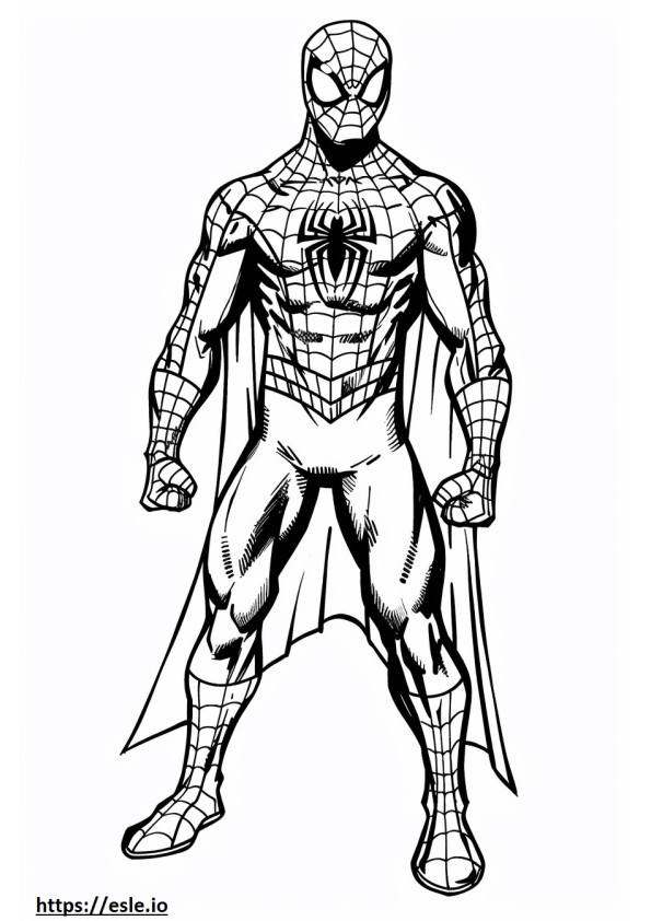 Marvel spidey de colorat