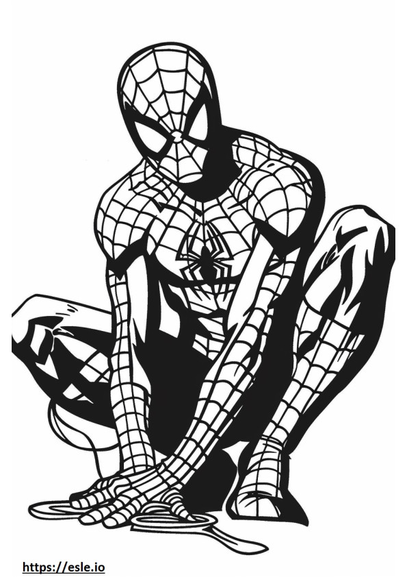Marvel spidey pentru colorat