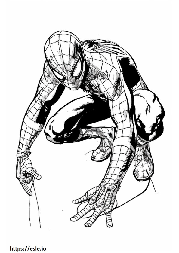 Marvel spidey fisa de colorat