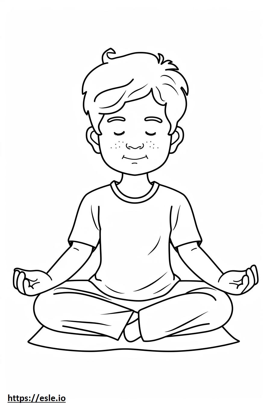 Therapeutic Coloring Page for Stress Relief