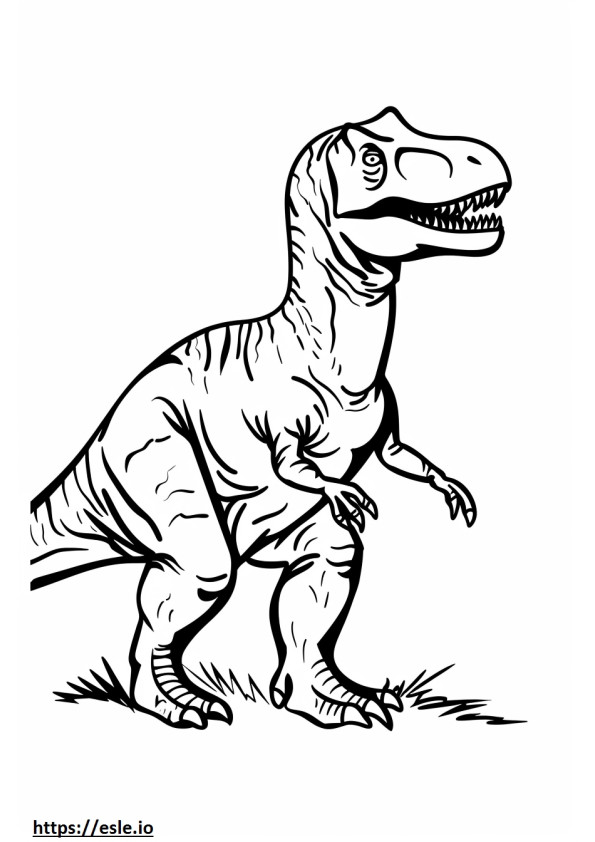 Dinosaurier-Seiten zum Ausmalen ausmalbild zum ausdrucken