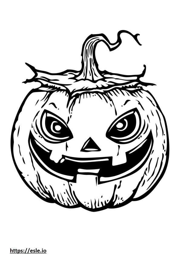 Cartoon halloween for coloring