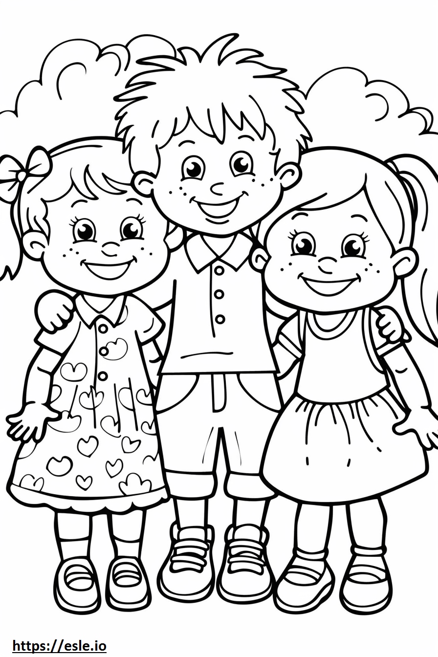 Preschool friends free printable