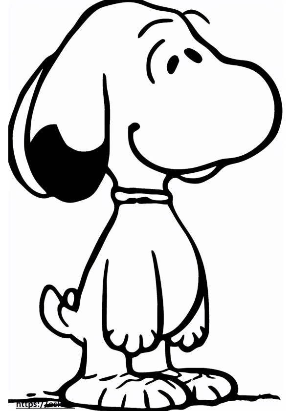 Simple snoopy for coloring