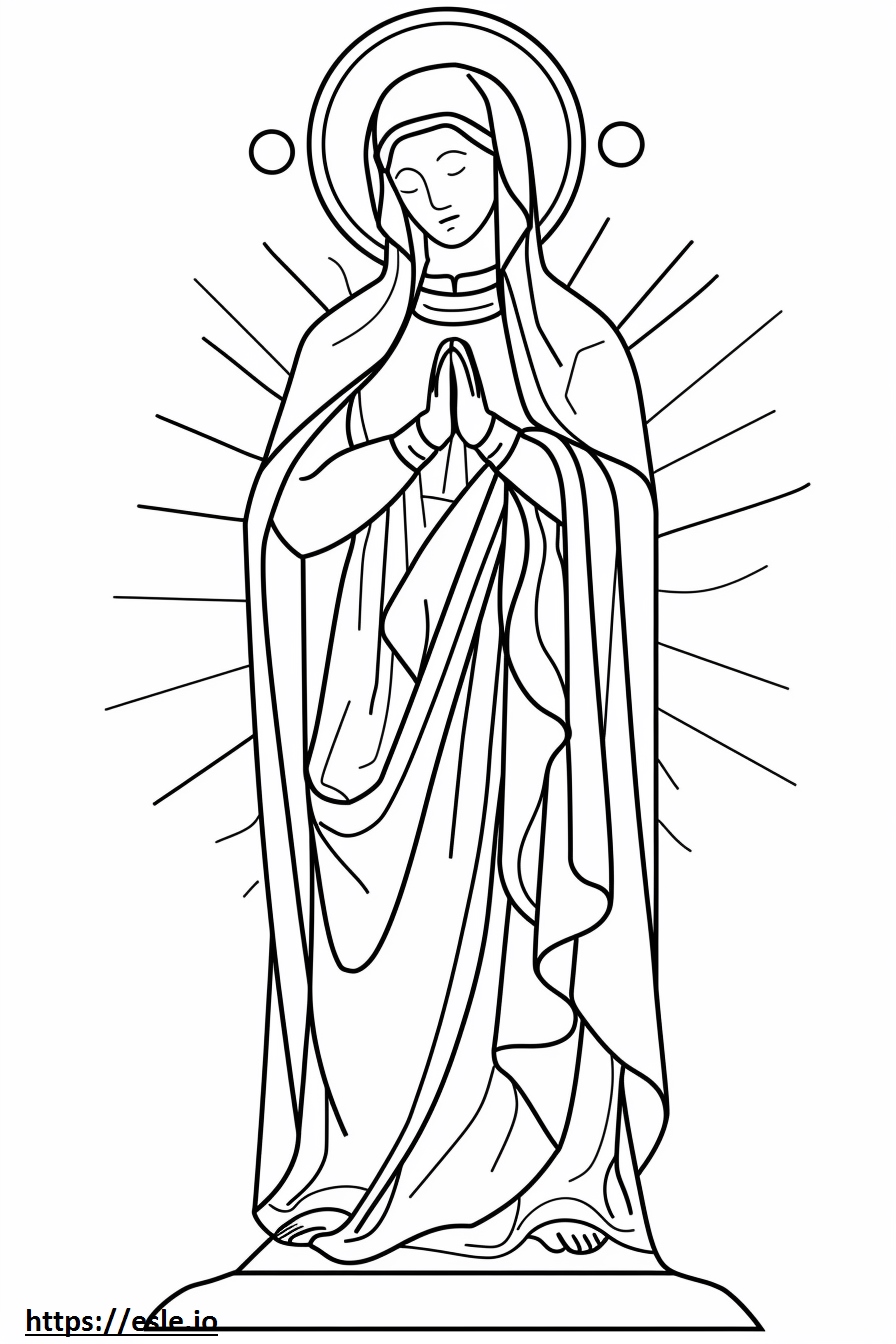 Our lady of lourdes free printable