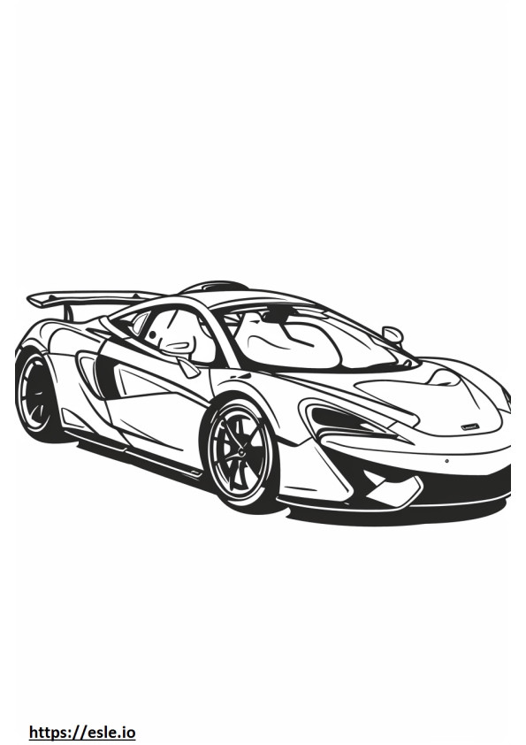 Mclaren supercar free printable