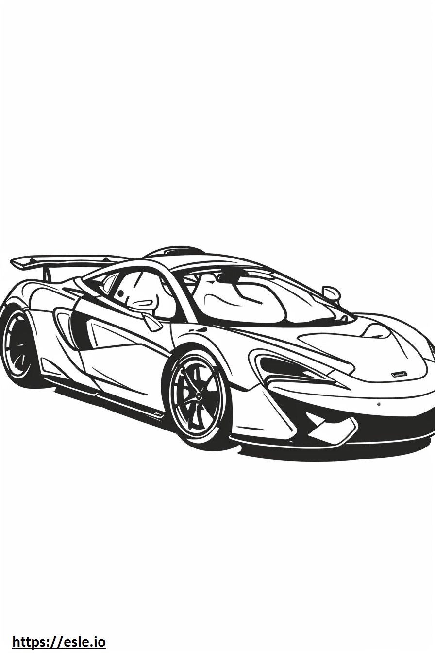 Mclaren supercar free printable