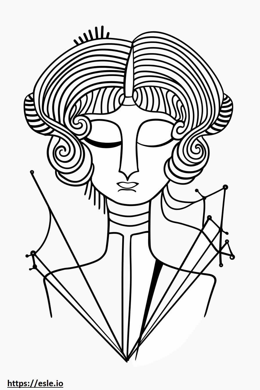 Coloriage du Verseau à imprimer