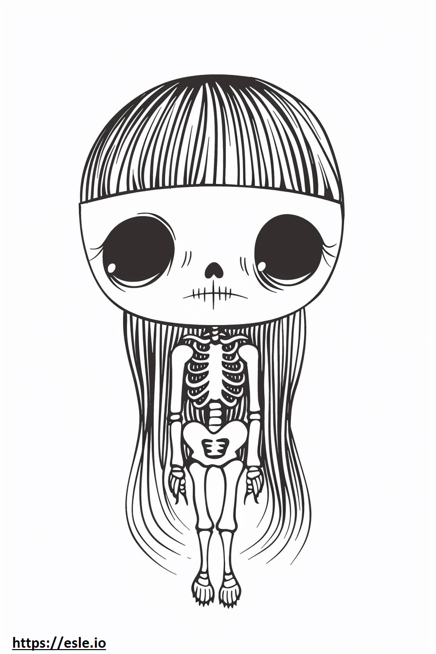 Cute and Creepy Coloring Pages