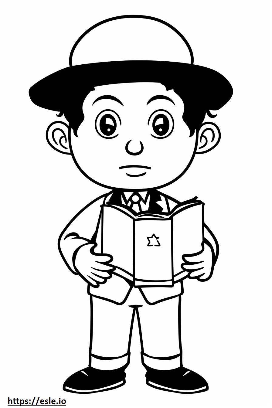 Jewish coloring page