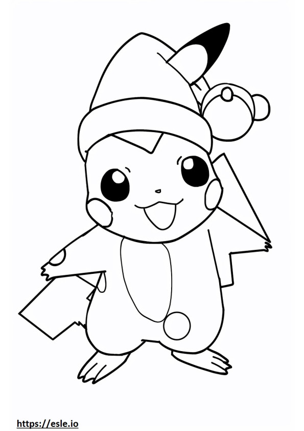 Pokémon ünnep színező nyomtatható