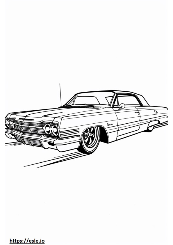 Lowrider art lowrider coloring page