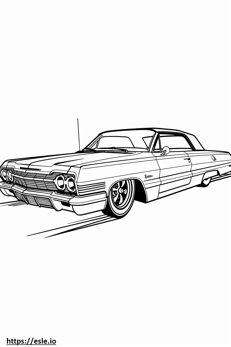 Lowrider art lowrider coloring page