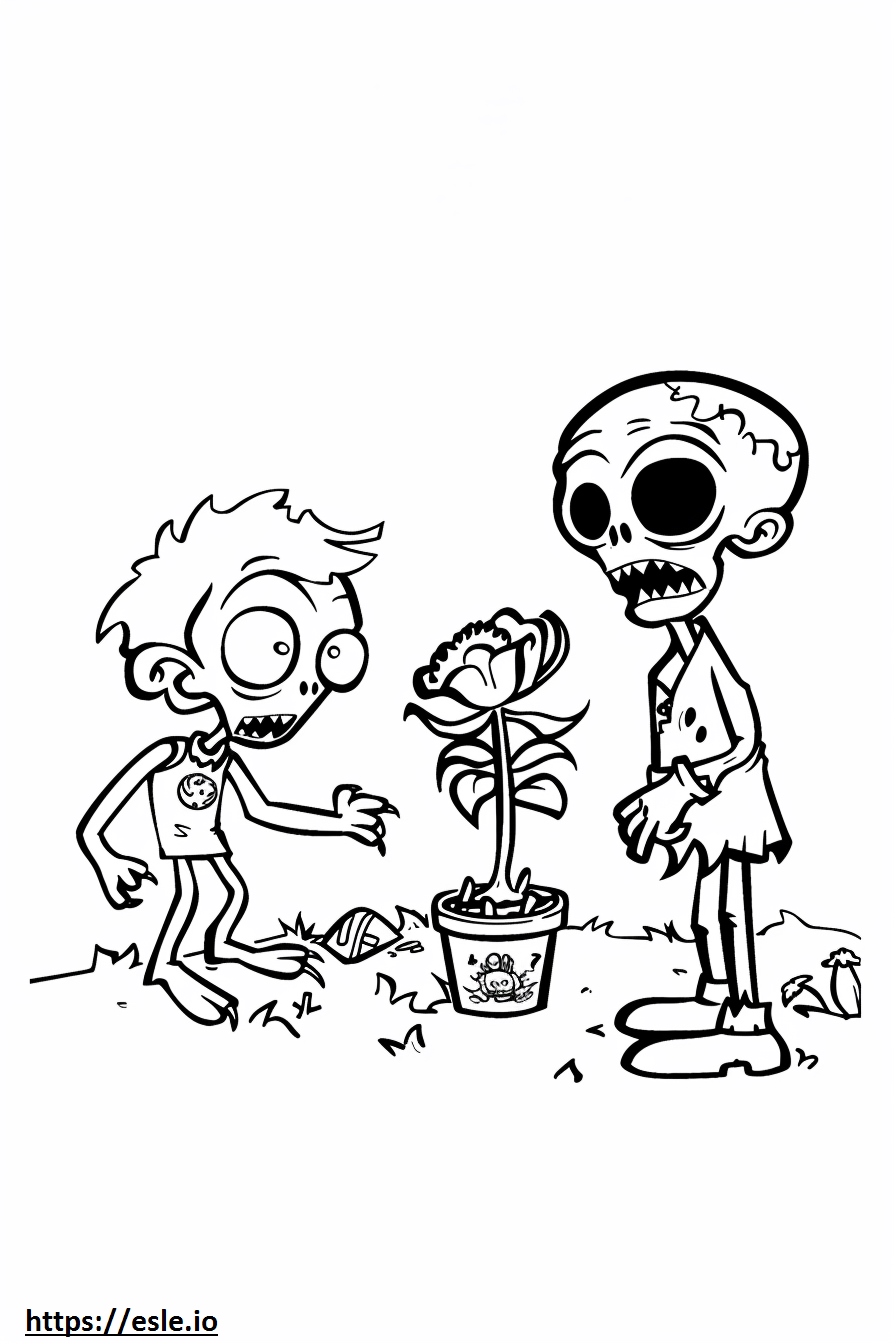 Plants vs zombies battle for neighborville for coloring