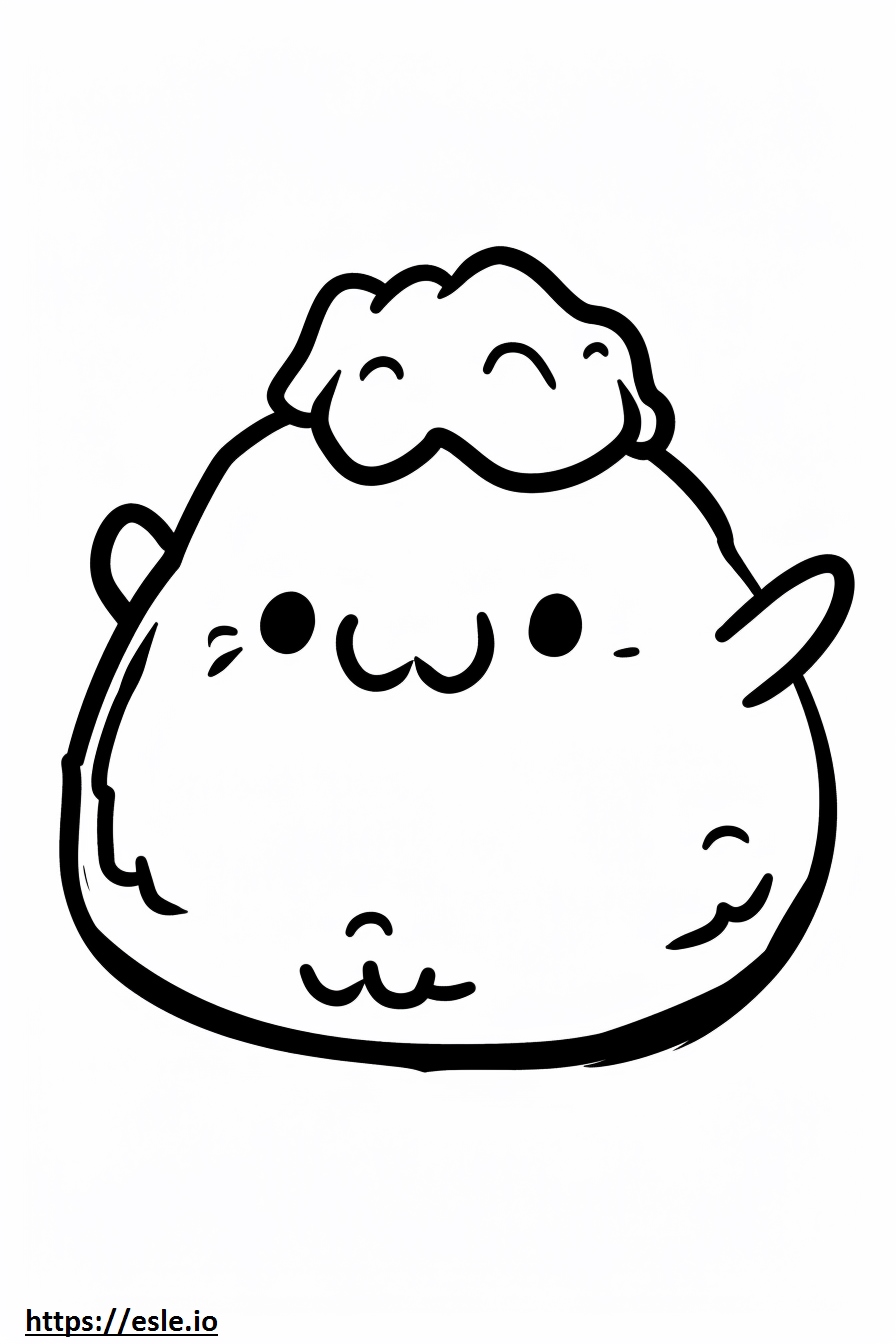 Baby squishmallow coloring sheet