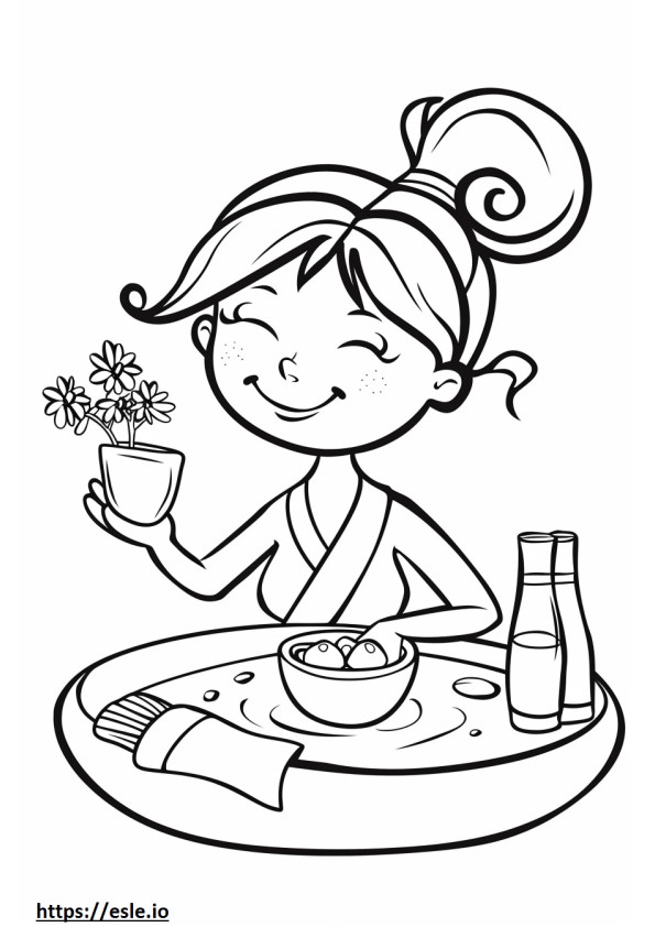 Spa for coloring