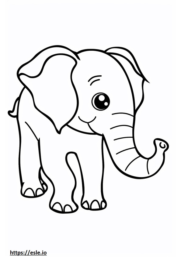 Trace e coloring page