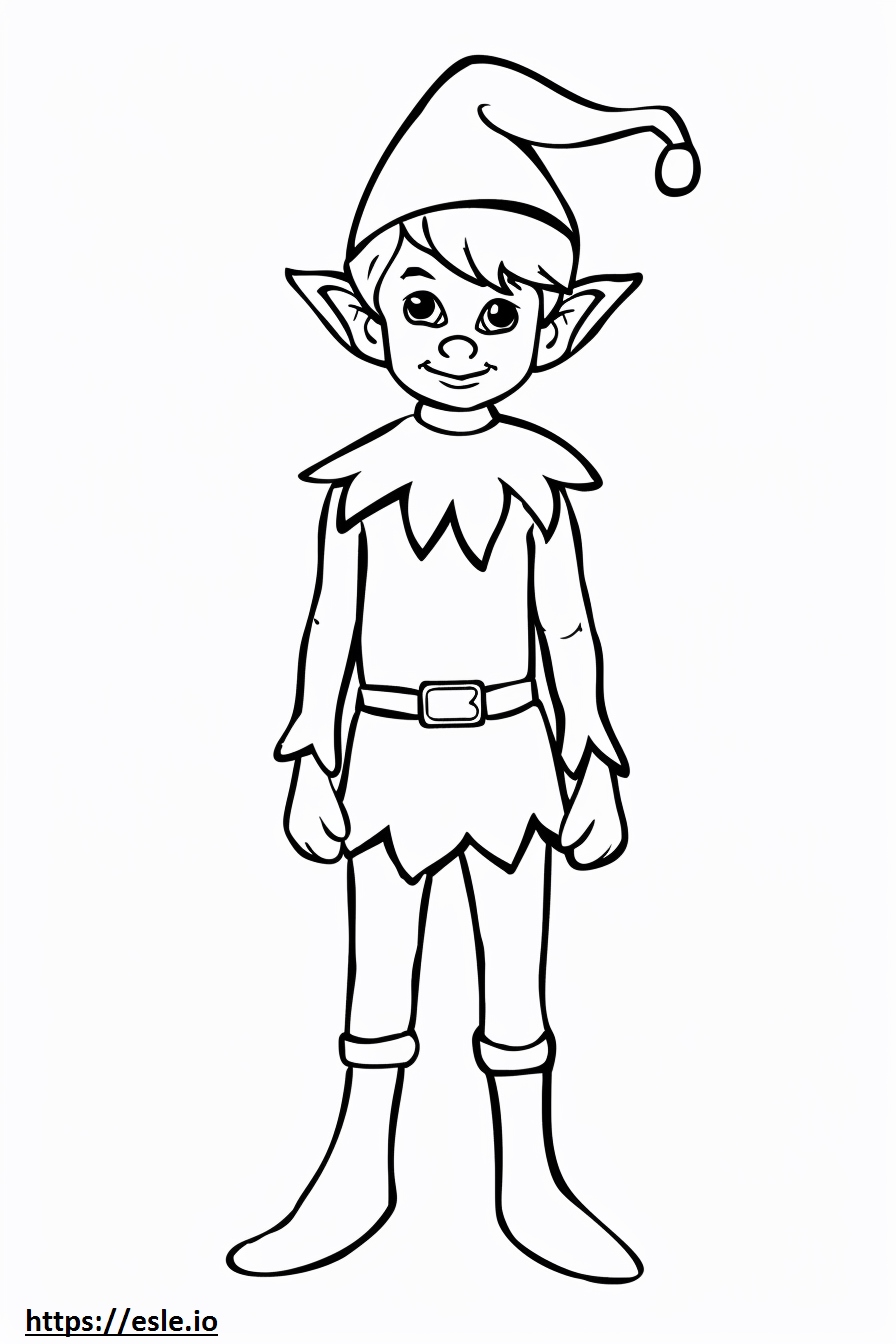 Cute christmas elf free printable