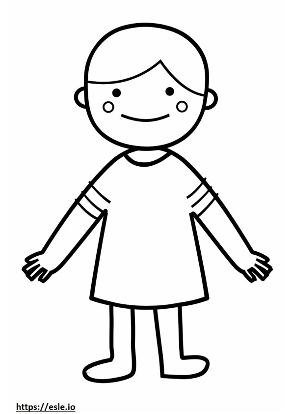 Toca boca body coloring page