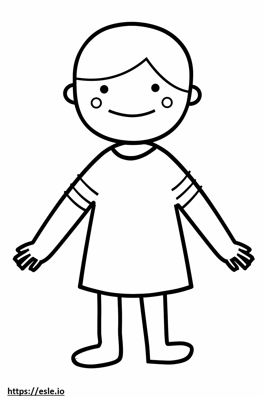 Toca boca body coloring page